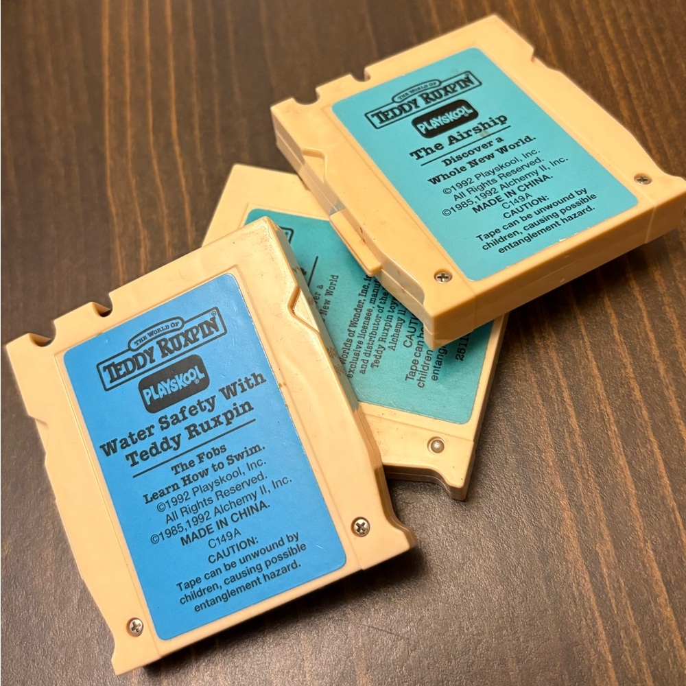 Teddy Ruxpin Cassettes (3)
